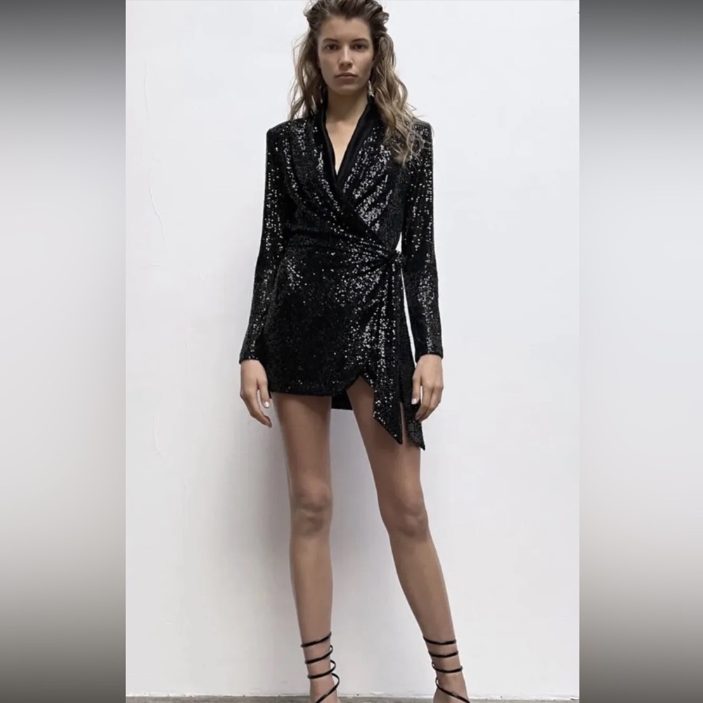 Zara sequin romper